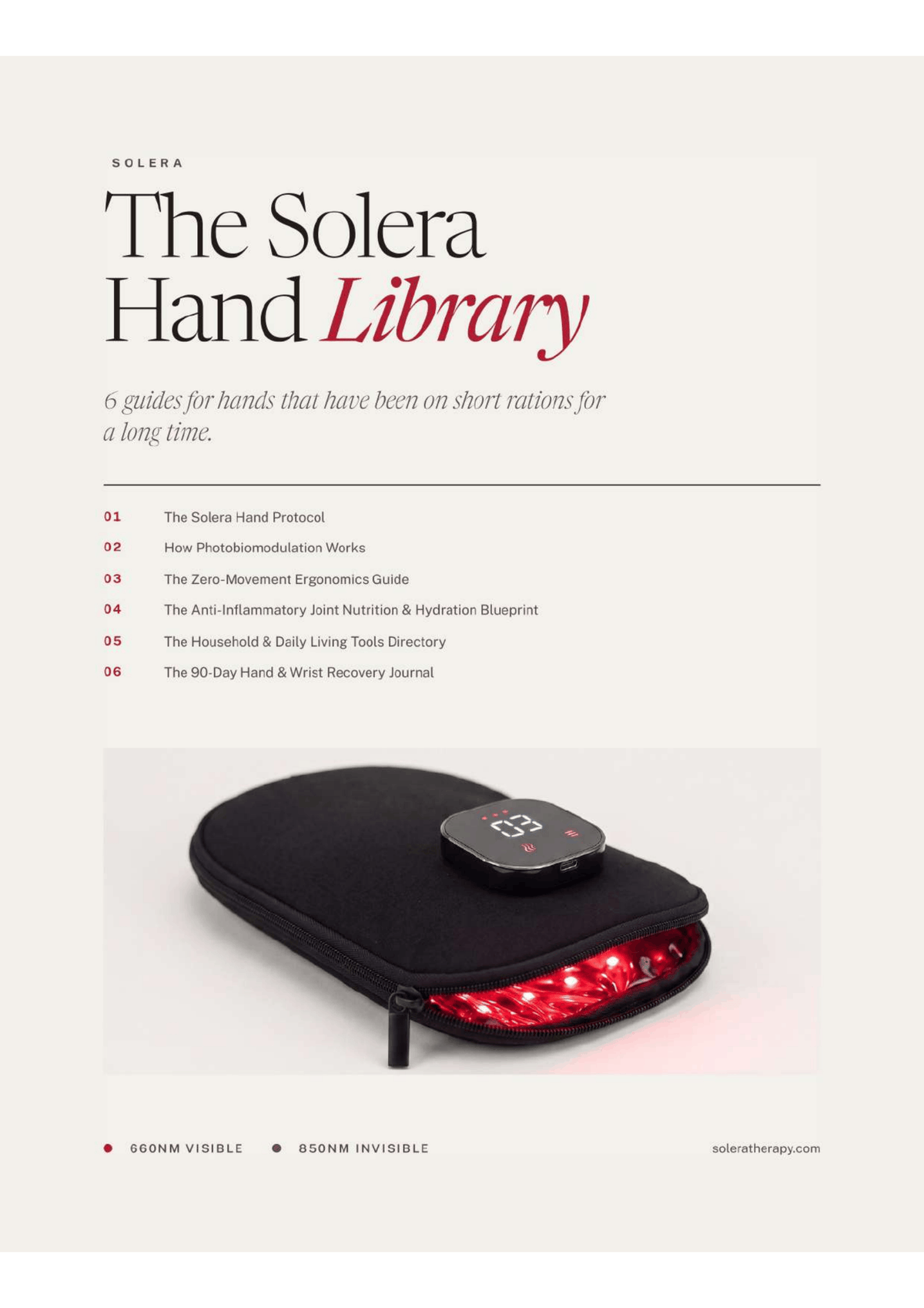 The Solera Hand Library: 6 Guides and 90-day Journal
